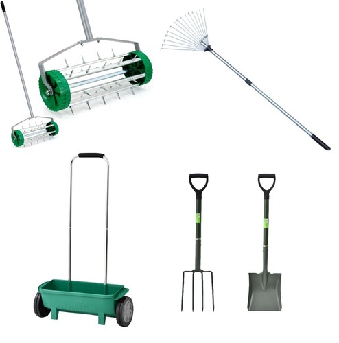 Garden lawn roller - lawn,