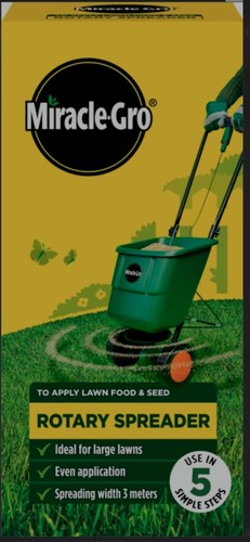 Miracle gro rotary spreader - rotary,